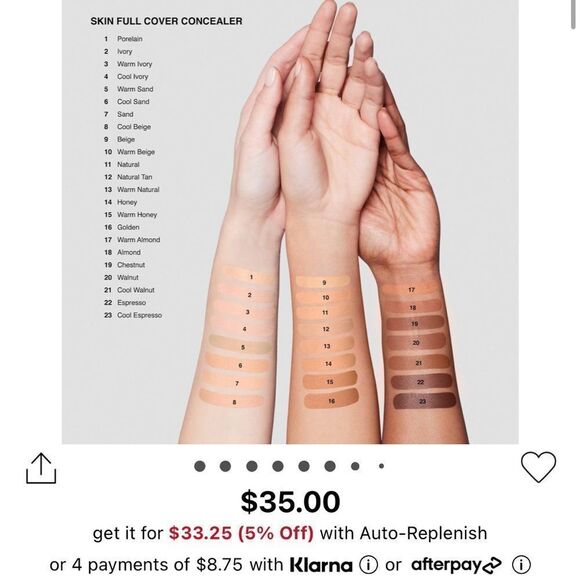 NEW Bobbi Brown Instant Full Cover Concealer Full Size in Natural Tan - Picture 8 of 8